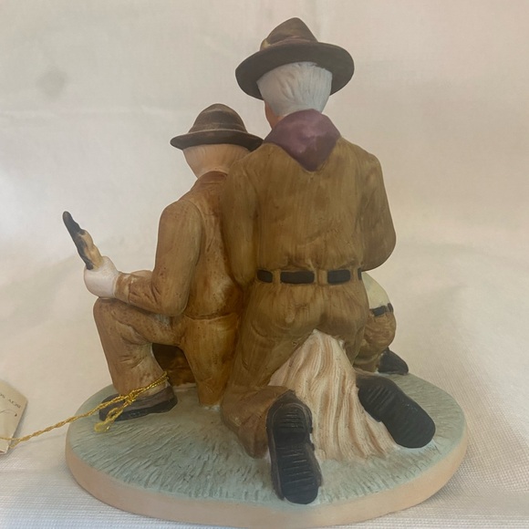 Boy Scouts Joseph Csatari 75th Anniversary 1984 Porcelain Figurine +Plus Figures - Picture 6 of 13